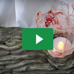 Part 2  Baumrinde Teelichthalter / Tree bark tealight holder – Naruvien Art&Design